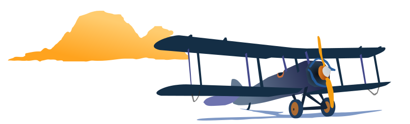 Drawing of WWI airplane