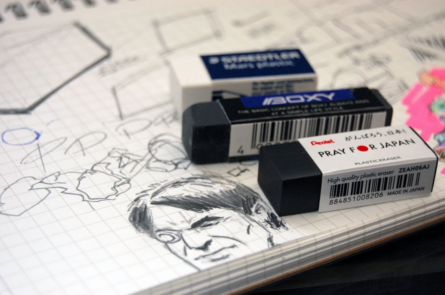 Pentel Pray for Japan Eraser - Marc Stuff